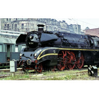 Parní lokomotiva 18 314, DR, s uhelným vytápěním, zelená s ozdobným pruhem, analogová verze, III. epocha, TT, Arnold HN9077 Parní lokomotiva 18 314, DR, s uhelným vytápěním, zelená s ozdobným pruhem, analogová verze, III. epocha, TT, Arnold HN9077