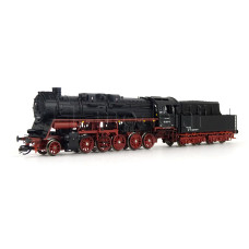 Parní lokomotiva řady 58.30 jako vytápěcí kotel, DR, s tendrem T28, IV. epocha, TT, Saxonia 120121