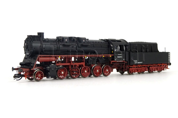 Parní lokomotiva řady 58.30 jako vytápěcí kotel, DR, s tendrem T28, IV. epocha, TT, Saxonia 120121