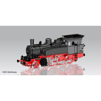 Parní lokomotiva řady 91.3, DR, analogová verze, III. epocha, TT, Piko 47150