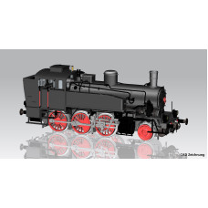 Parní lokomotiva Rh 691, ÖBB, III. epocha, zvuková verze, H0, Piko 50741