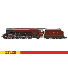 Parní lokomotiva LMS Princess Coronation Duchess of Sutherland 6233, II. epocha, TT, Hornby TT3034M
