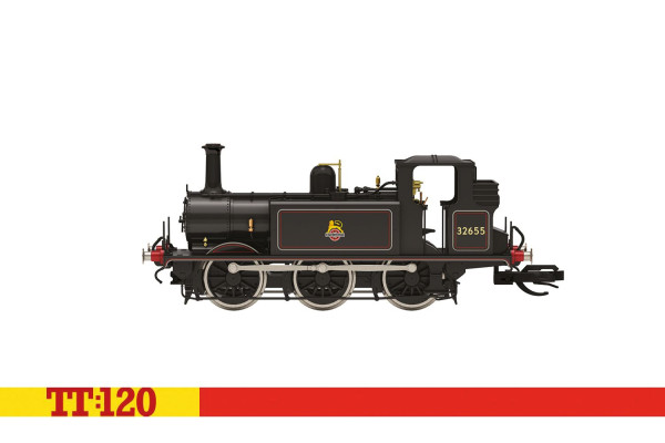 Parní lokomotiva BR Terrier 32655, III. epocha, TT, Hornby TT3040M