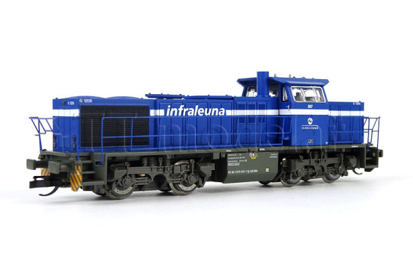 Motorová lokomotiva G 1206 Infraleuna, VI. epocha, TT, PIKO 47231