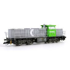 Motorová lokomotiva G 1206 Vossloh Leasing, VI. epocha, TT, PIKO 47232