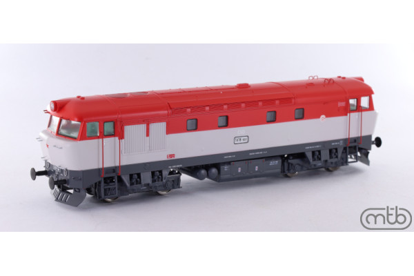 Motorová lokomotiva T 478.1001 V2, ČSD, III. epocha, H0, MTB H0T4781001V2 Motorová lokomotiva T 478.1001 V2, ČSD, III. epocha, H0, MTB H0T4781001V2