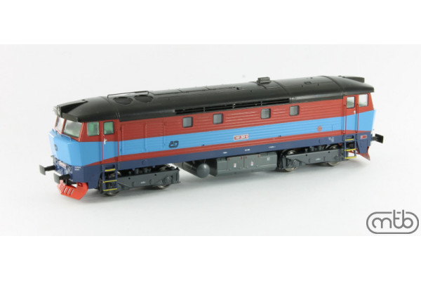 Motorová lokomotiva 749 260, ČD, V. epocha, H0, MTB H0CD749260 Motorová lokomotiva 749 260, ČD, V. epocha, H0, MTB H0CD749260