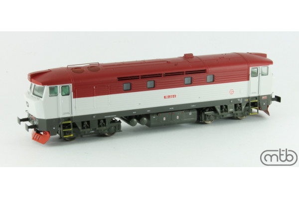 Motorová lokomotiva 751 212, ČD, V. epocha, H0, MTB H0CD751212 Motorová lokomotiva 751 212, ČD, V. epocha, H0, MTB H0CD751212