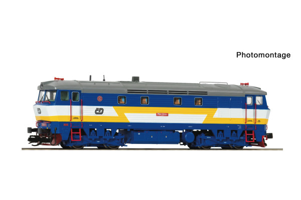 Motorová lokomotiva 751 372-4, ČD, zvuková verze, VI. epocha, TT, limitovaná série, Roco 7390039 Motorová lokomotiva 751 372-4, ČD, zvuková verze, VI. epocha, TT, limitovaná série, Roco 7390039
