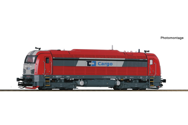 Motorová lokomotiva řady 753.6 "Bizon", ČD Cargo, analogová verze, VI. epocha, TT, Roco 7380036 Motorová lokomotiva řady 753.6 "Bizon", ČD Cargo, analogová verze, VI. epocha, TT, Roco 7380036