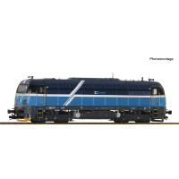 Motorová lokomotiva řady 753.6 "Bizon", ČD Cargo, zvuková verze, VI. epocha, TT, Roco 7390037 Motorová lokomotiva řady 753.6 "Bizon", ČD Cargo, zvuková verze, VI. epocha, TT, Roco 7390037
