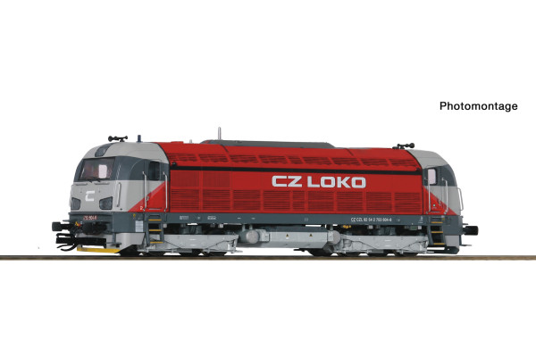 Motorová lokomotiva 753.604 "Bizon", CZ LOKO, zvuková verze, VI. epocha, TT, Roco 7390038 Motorová lokomotiva 753.604 "Bizon", CZ LOKO, zvuková verze, VI. epocha, TT, Roco 7390038