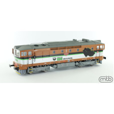 Motorová lokomotiva 750.096, KDS, H0, V. epocha, MTB H0KDS750096