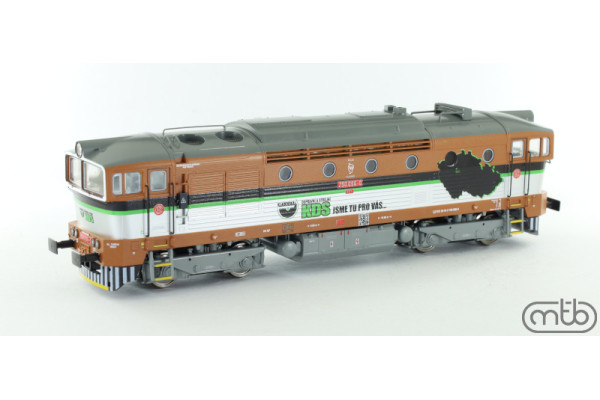 Motorová lokomotiva 750.096, KDS, H0, V. epocha, MTB H0KDS750096