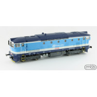 Motorová lokomotiva 750 712, ČD, H0, VI. epocha, MTB H0CD750712