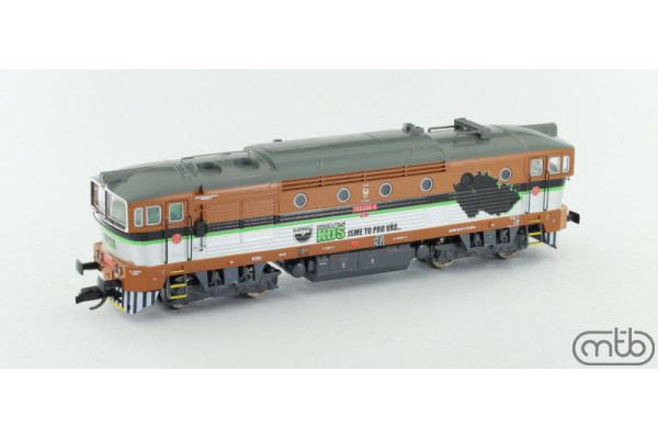 Motorová lokomotiva 750 096, KDS, TT, V. epocha, MTB TTKDS750096