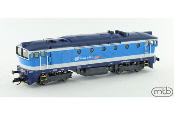 Motorová lokomotiva 754 028, ČD, Najbrt, VI. epocha, TT, MTB TTCD754028