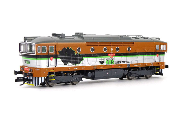 Motorová lokomotiva 750 096, KDS, TT, V. epocha, MTB TTKDS750096