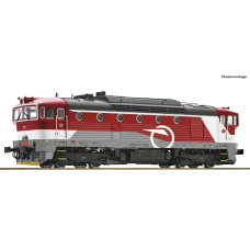 Motorová lokomotiva 754 083-4 ,,Brejlovec“, ZSSK, zvuková verze, VI. epocha, H0, Roco 7310082