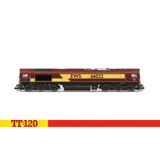 Motorová lokomotiva Class 66, EWS, 66022, Lafarge Charnwood, VI. epocha, TT, Hornby TT3030M