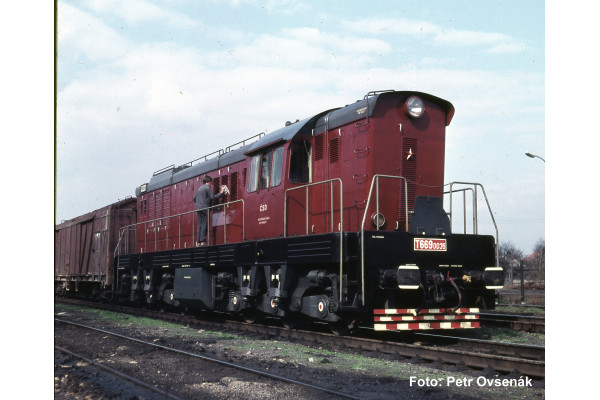 Motorová lokomotiva řady T 669.0, ČSD, zvuková verze, IV. epocha, H0, Piko 52147