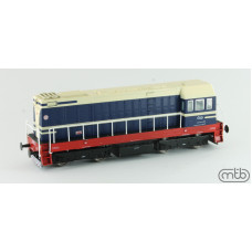 Motorová lokomotiva T 458.1190 "Velký Hektor, ČSD, tmavě modrý nátěr, krémová střecha, IV. epocha, TT, MTB H04581190
