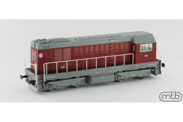 Motorová lokomotiva T 458.1106, ČSD, IV. epocha, MTB H0CSDT4581106