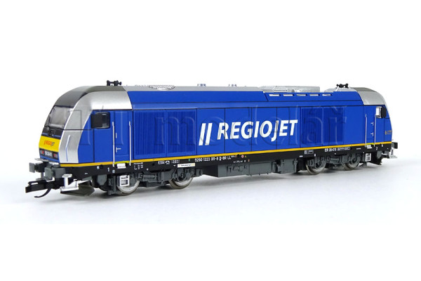 Motorová lokomotiva řady 223, Herkules, Regiojet, VI. epocha, TT, PIKO 47576 Motorová lokomotiva řady 223, Herkules, Regiojet, VI. epocha, TT, PIKO 47576