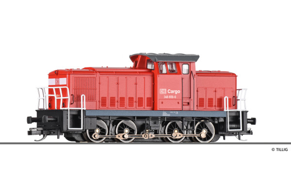 Motorová lokomotiva řady 346, DB Cargo, V. epocha, TT, Tillig 96333