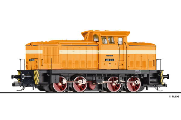 Motorová lokomotiva V 60, DR, III. epocha, TT, Tillig 96334