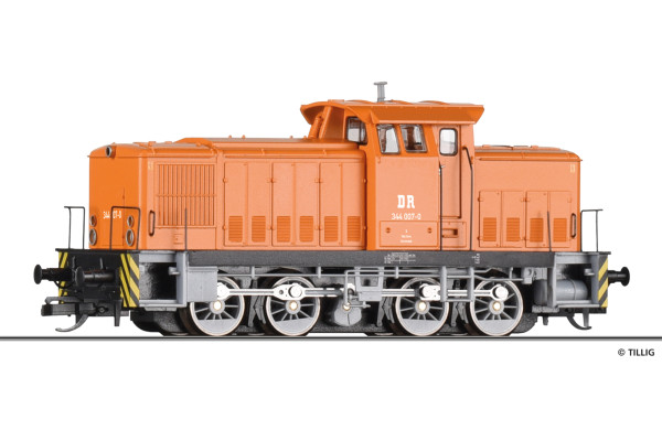 Motorová lokomotiva řady 344, DR, V. epocha, TT, Tillig 96335