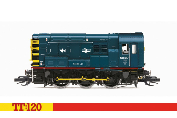 Motorová lokomotiva Class 08 0-6-0 08817, BR, IV. epocha, TT, Hornby TT3033M