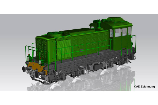 Motorová lokomotiva řady SM41, PKP, IV. epocha, analogová verze, H0, Piko 52387