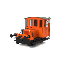 Posunovací lokotraktor 57, DSB, oranžový, zvuková verze, IV. epocha, H0, Saxonia 87232