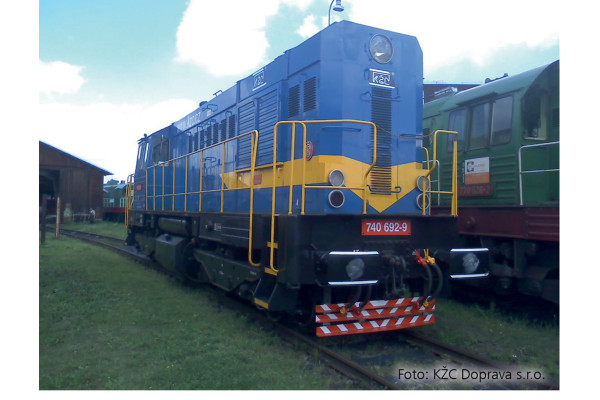 Motorová lokomotiva 740 692-9, KŽC Doprava s.r.o., VI. epocha, TT, Tillig 02762