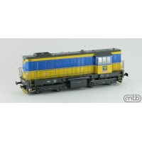 Motorová lokomotiva 740 442, OKD, V. epocha, H0, MTB H0OKD740442