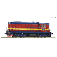 Motorová lokomotiva T 466.2369 „ELEKTRONIK“, ČSD, zvuková verze, IV. epocha, H0, Roco 7310134