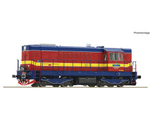 Motorová lokomotiva T 466.2369 „ELEKTRONIK“, ČSD, zvuková verze, IV. epocha, H0, Roco 7310134