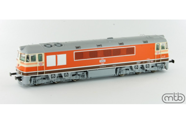Motorová lokomotiva T 678.013 "Pomeranč", ČSD, IV. epocha, H0, MTB TTT678013