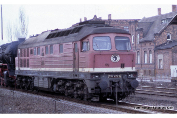 Motorová lokomotiva řady 132, DR, IV. epocha, zvuková verze, TT, model Galerie Tillig 2026, Tillig 502464