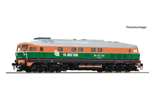 Motorová lokomotiva BR-232 049, PMT, "Ludmilla", analogová verze, VI. epocha, TT, Roco 7380034 Motorová lokomotiva BR-232 049, PMT, "Ludmilla", analogová verze, VI. epocha, TT, Roco 7380034