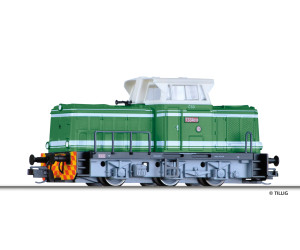 Motorová lokomotiva T 334.0, ČSD, zelená, III. epocha, TT, Tillig 04618
