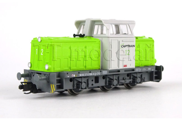 Motorová lokomotiva řady 710, Captrain, VI. epocha, freelance model, TT, model Galerie Tillig 2026, Tillig 502455