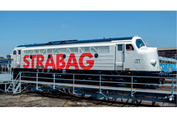 Motorová lokomotiva MY 1147, STRABAG Rail GmbH, VI. epocha, jednorázová série 2026, TT, Tillig 04547 E