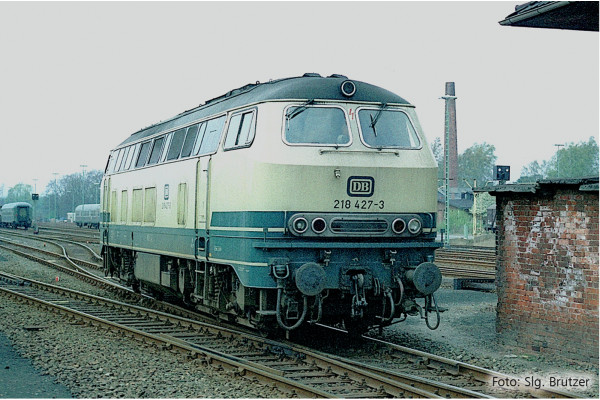 Motorová lokomotiva řady 218, DB, IV. epocha, TT, Tillig 04711