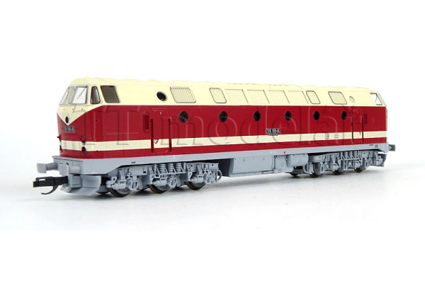 Motorová lokomotiva 119 199-8 "Museumslok", Thüringer Eisenbahnverein e.V., VI. epocha, TT, model Galerie Tillig 2021, DOPRODEJ, Tillig 502120