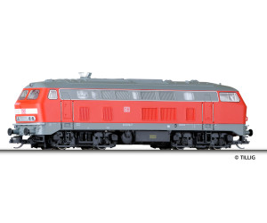 Motorová lokomotiva 218 010-7, DB AG, V. epocha, REEDICE, TT, Tillig 502586