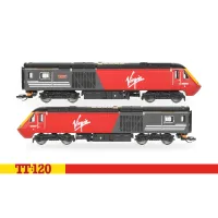 Dvojice motorových lokomotiv HST Class 43, Virgin, V. epocha, TT, Hornby TT3048M