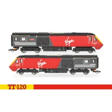 Dvojice motorových lokomotiv HST Class 43, Virgin, V. epocha, TT, Hornby TT3048M