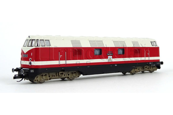 Motorová lokomotiva řady 118, FDJ DR, čtyřnápravová, IV. epocha, TT, Piko 47285